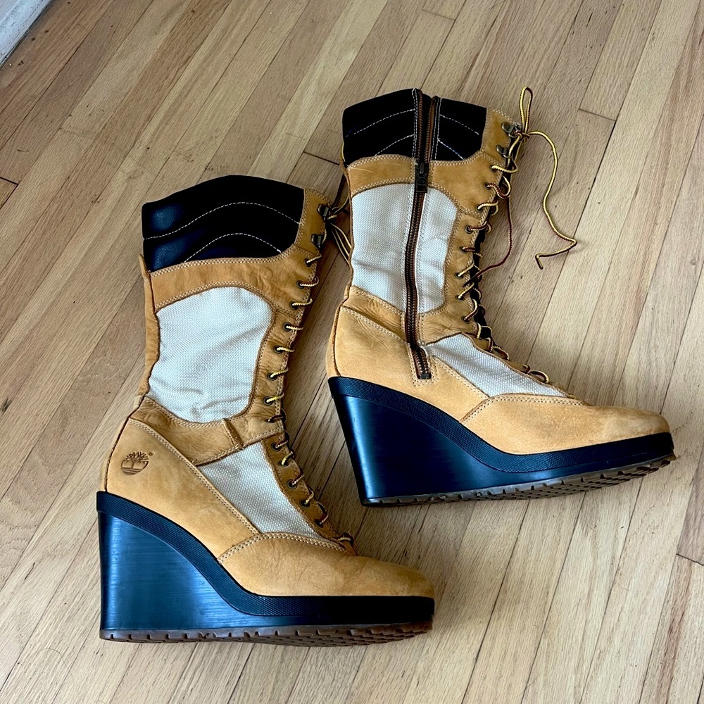 Cute af TIMBERLAND knee boots sz 8.5 🍂